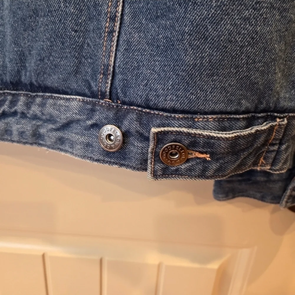 Sherpa-Lined Denim Trucker Jacket/Coat Men's Size Large New Fall Winter Outdoor - Picture 5 of 9